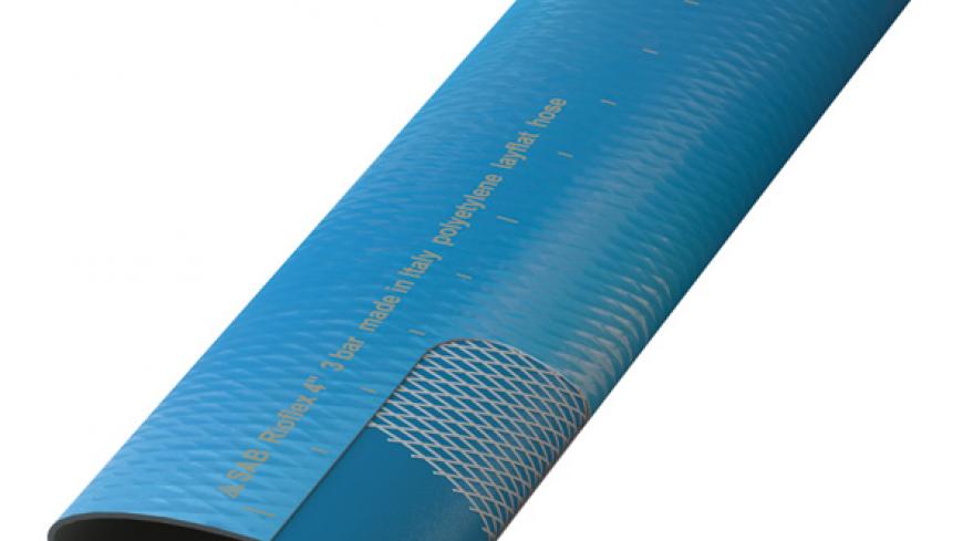 Lay Flat RIOFLEX PE fi 75 niebieski - 4bar (rolka 50m) Nawadnianiekris ...